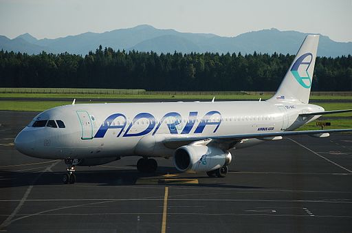 Adria Airbus Letališče Ljubljana taxi