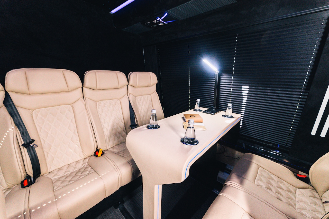 Sprinter Luxury Minibus Elite inside
