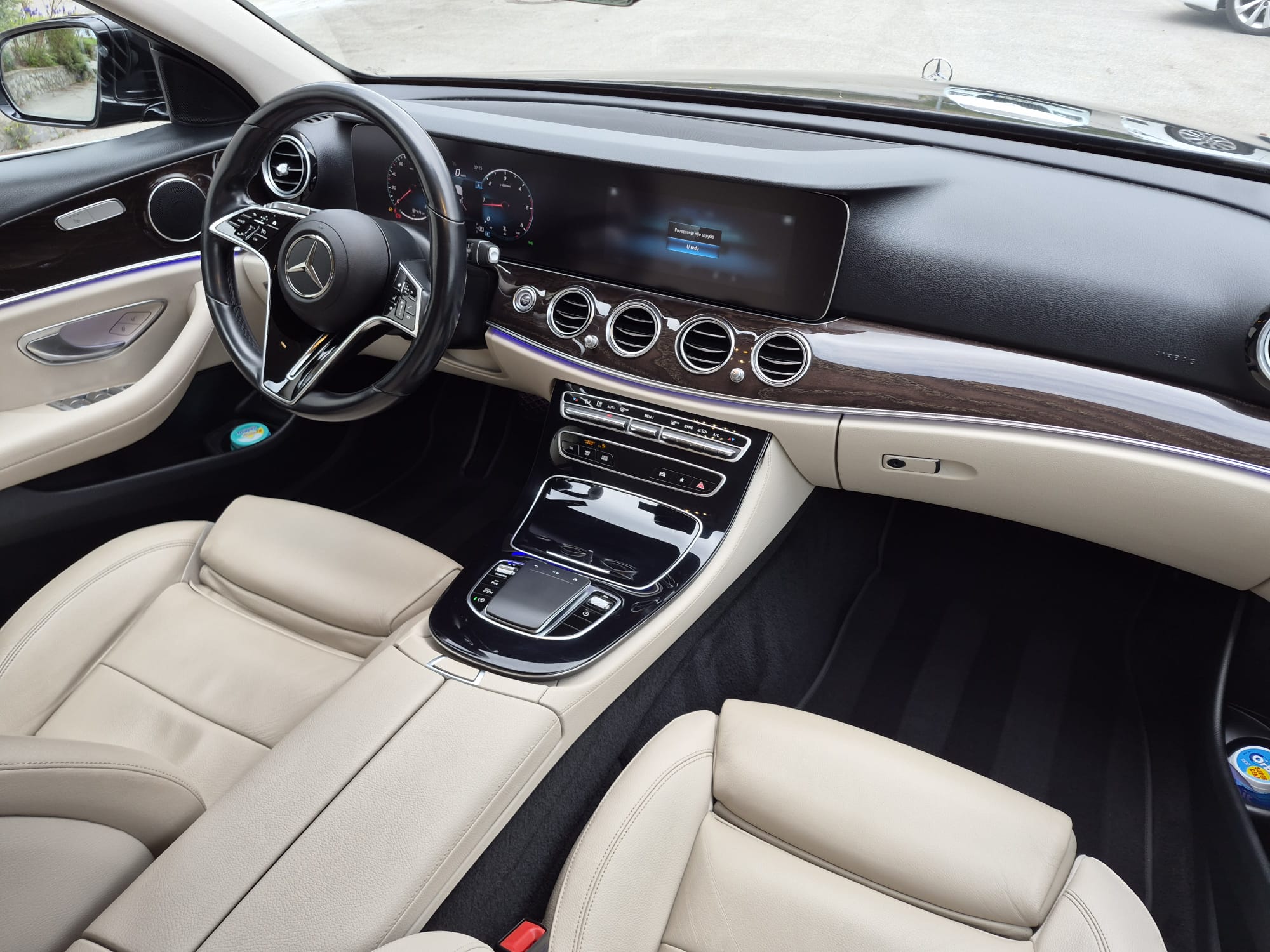 Mercedes Benz for private transfer interior