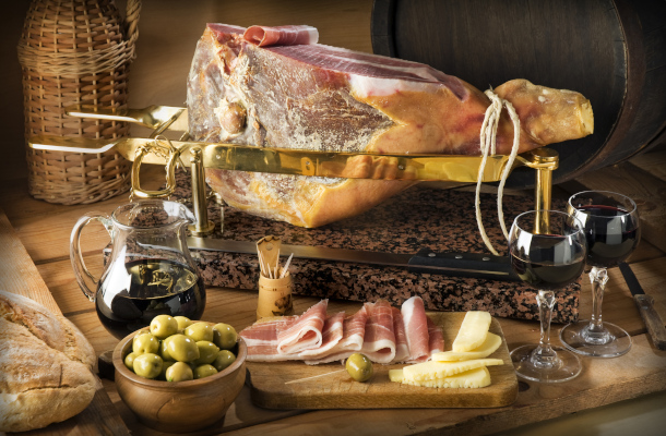 Traditional Prosciutto in Vipava Valley